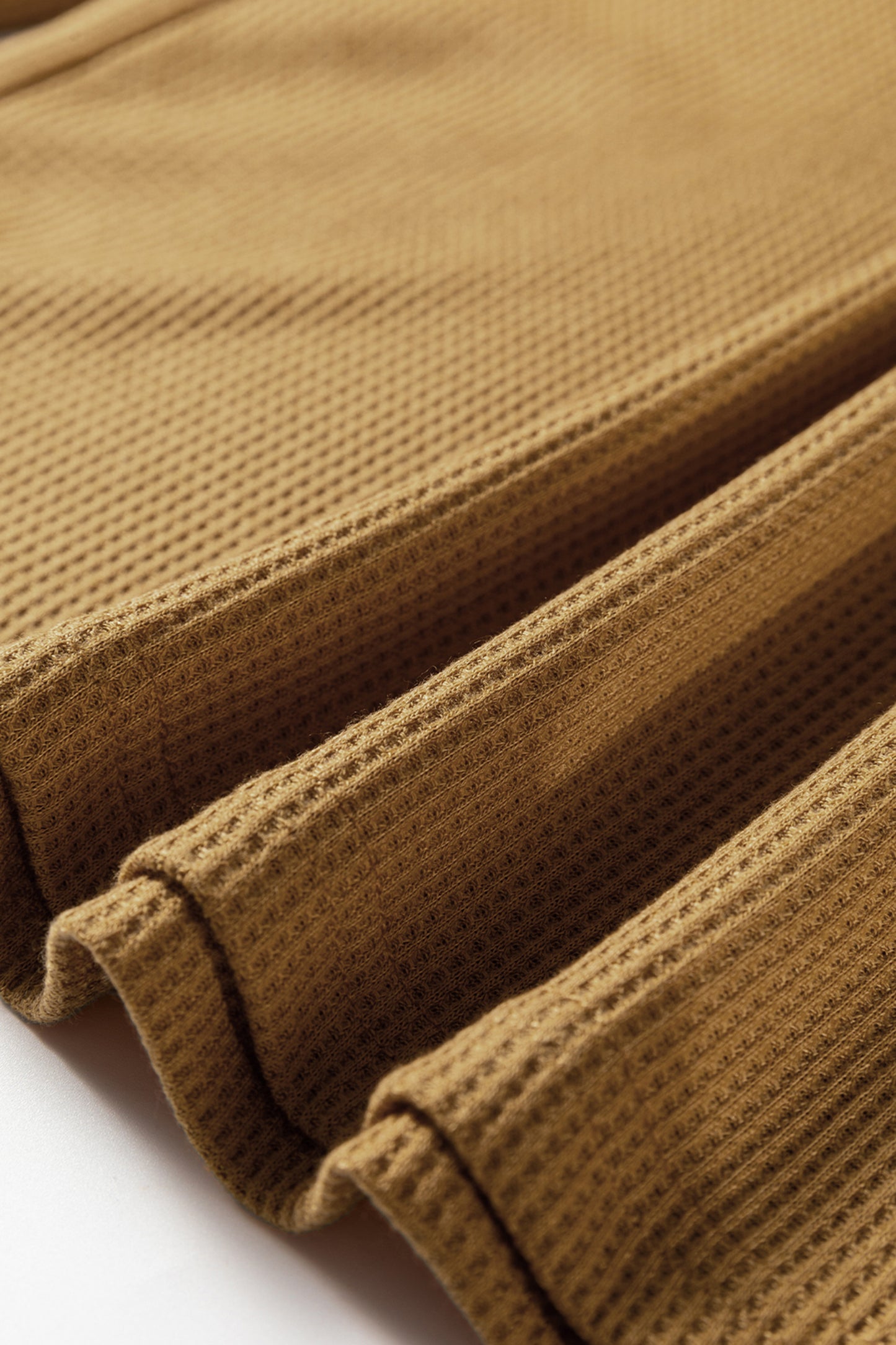 Chestnut Lace Long Sleeve Textured Pullover