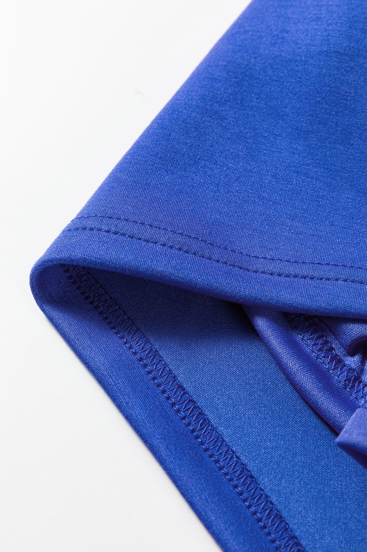 Dark Blue Half Zip Sporty Pullover Mini Skirt 2pcs Outfit