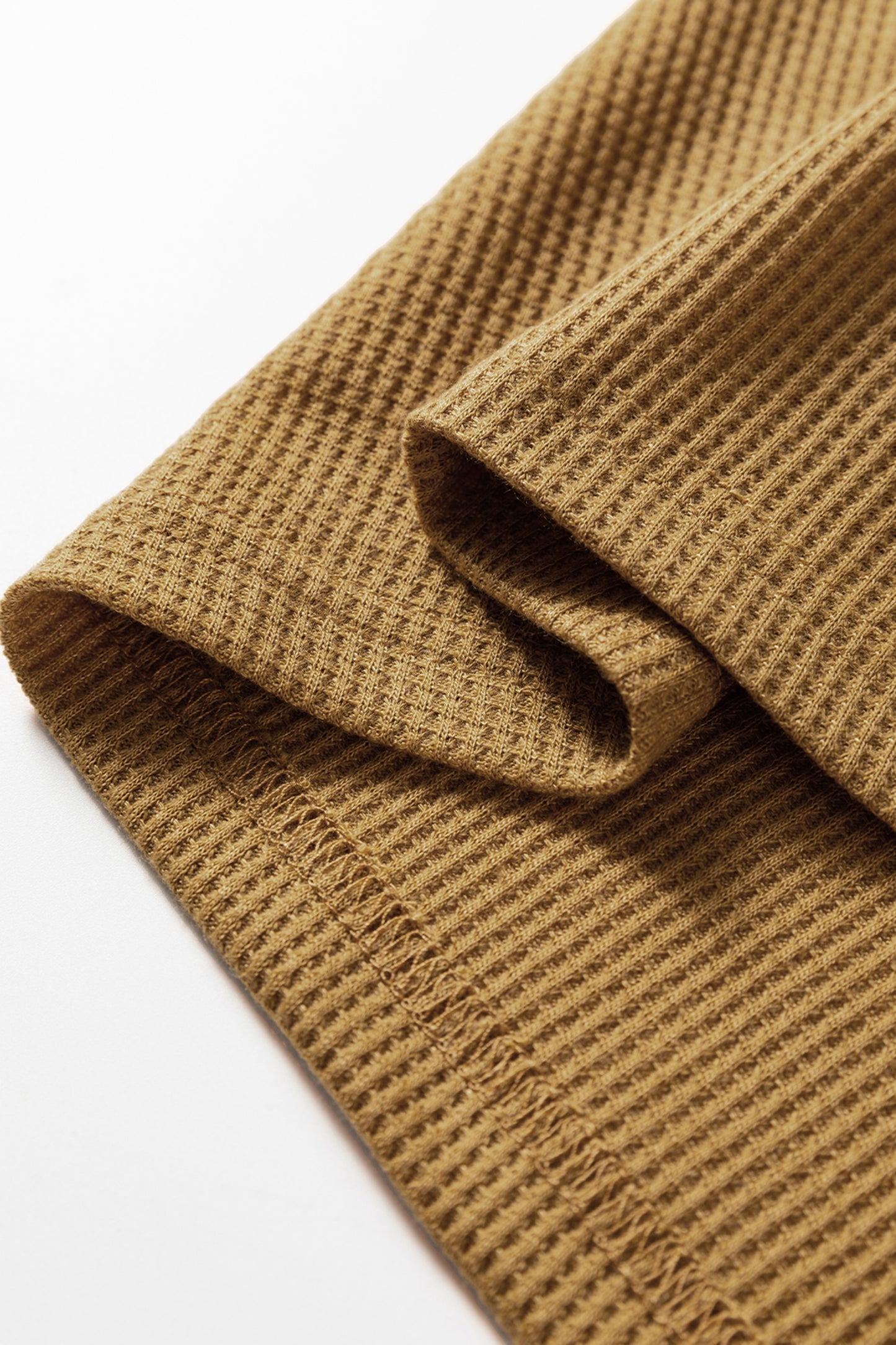 Chestnut Lace Long Sleeve Textured Pullover